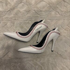 CALVIN KLEIN 205W39NYC Jackie Mitchell Baseball Pumps Heels